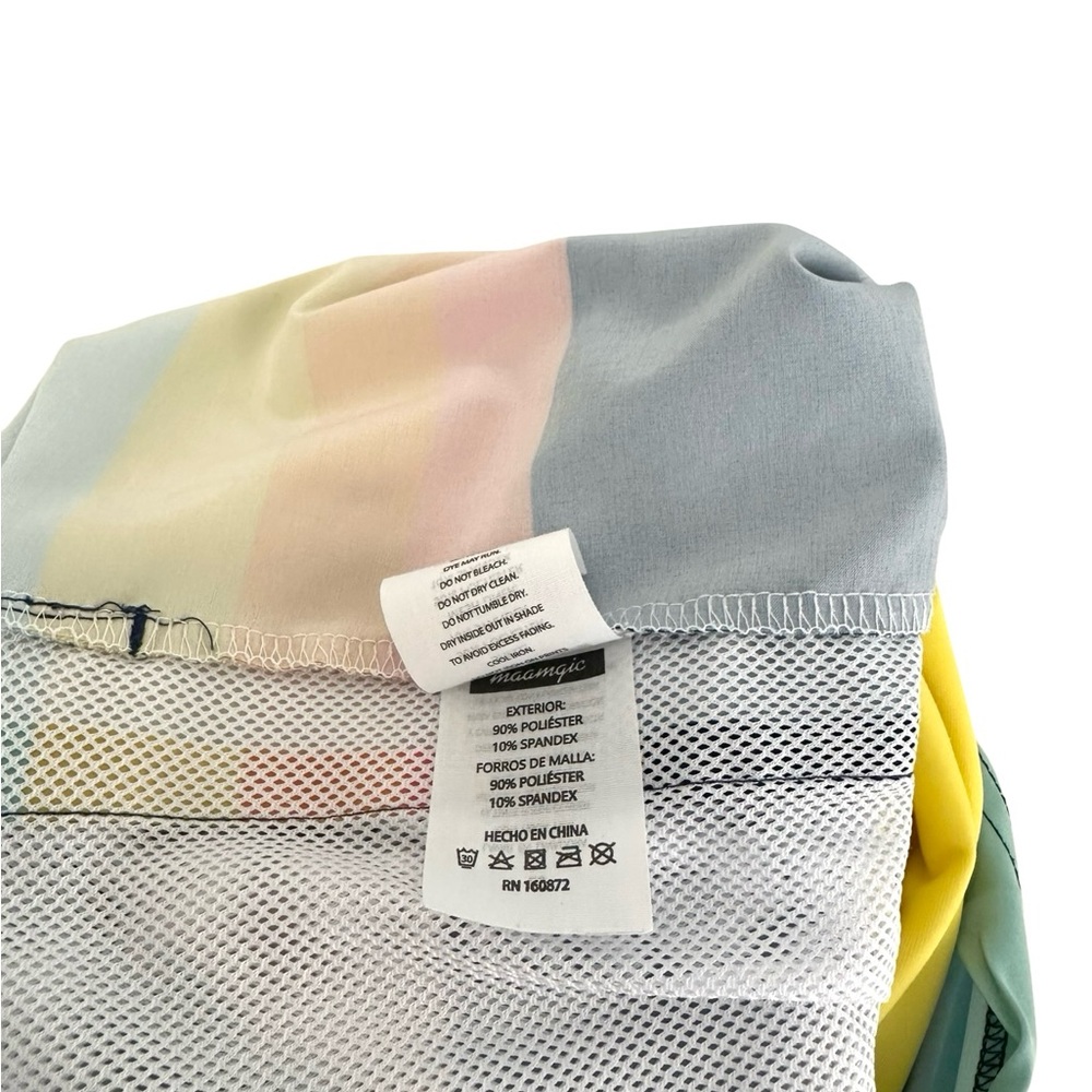 Maamgic ZestZebra Rainbow Striped Swim Trunks Men’s XL - Picture 12 of 13